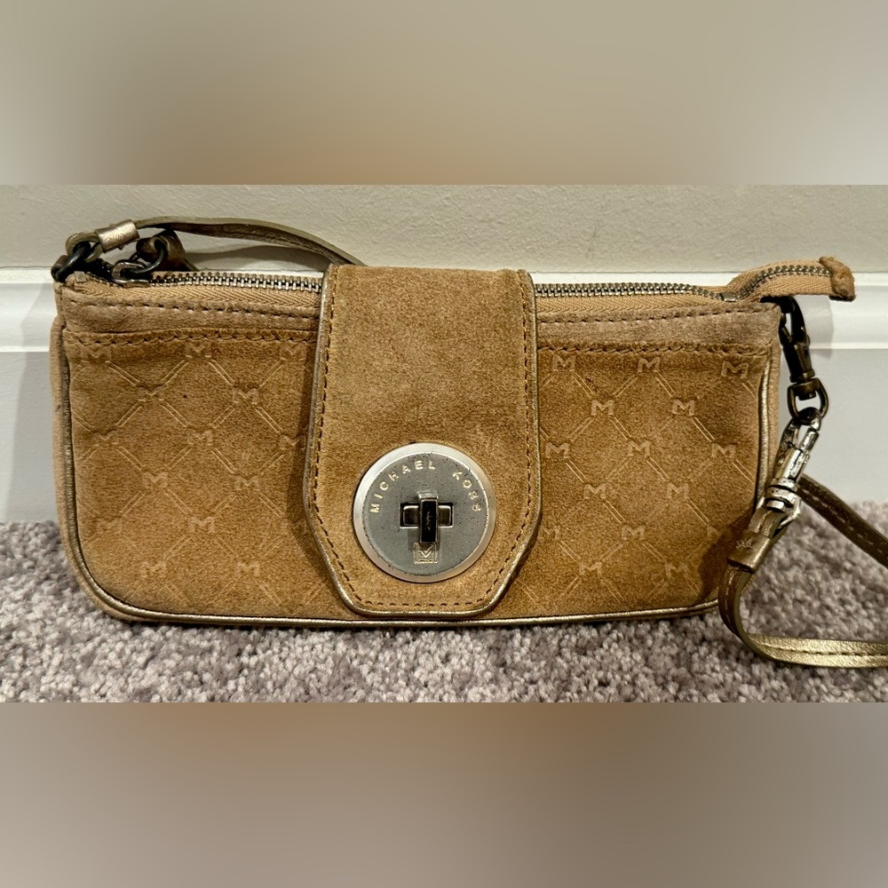 Michael Kors Tan Suede Women's Small Bag